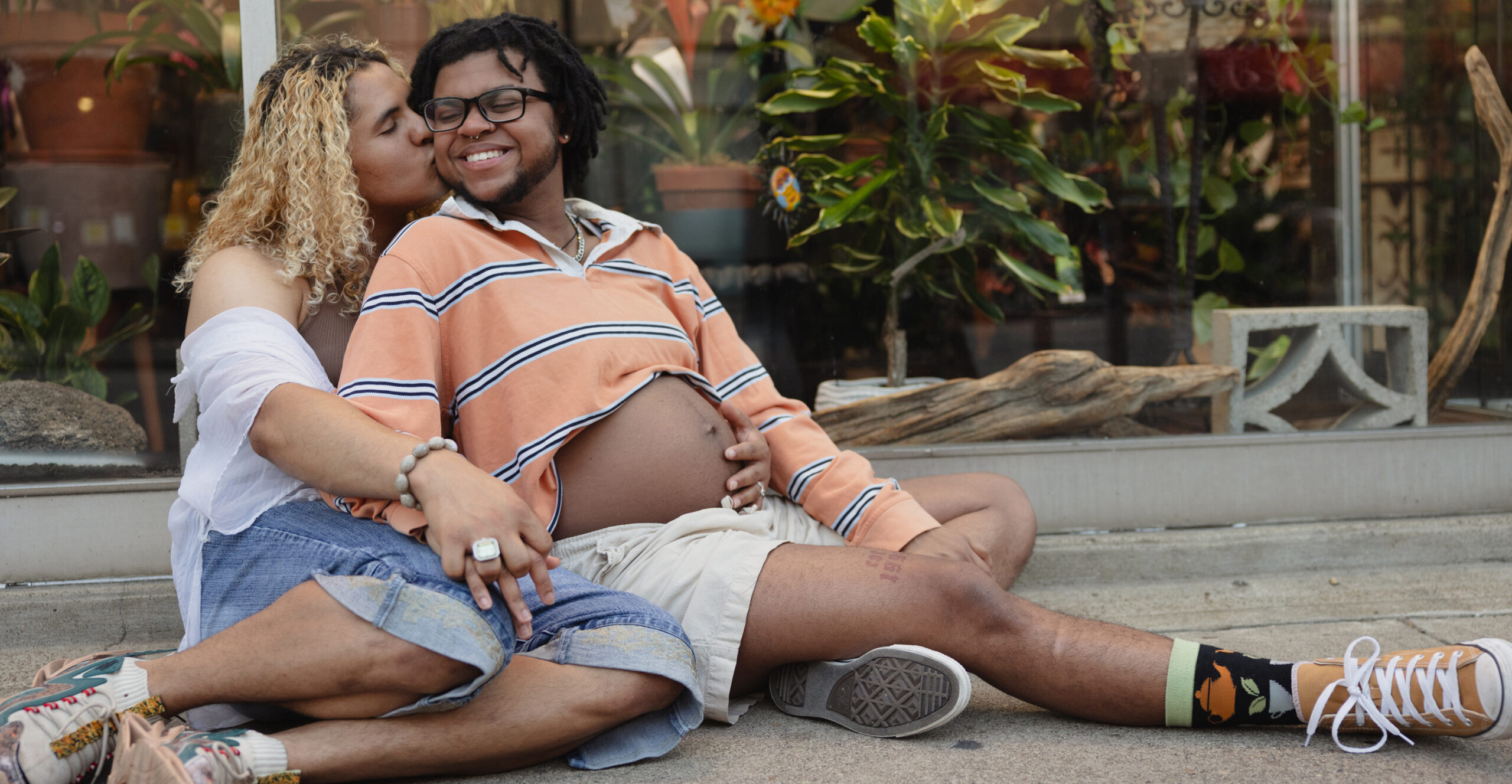 Photograph "Sweet Anticipation" by Dawn Hartman. Visit LGBTintimacyproject.org